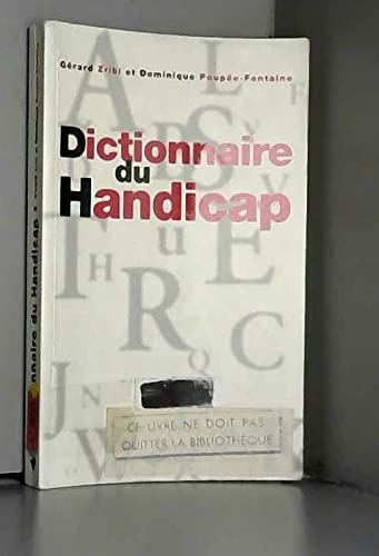 9782859526177: Dictionnaire du handicap