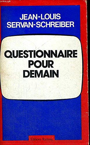 Stock image for Questionnaire pour demain for sale by Librairie Th  la page
