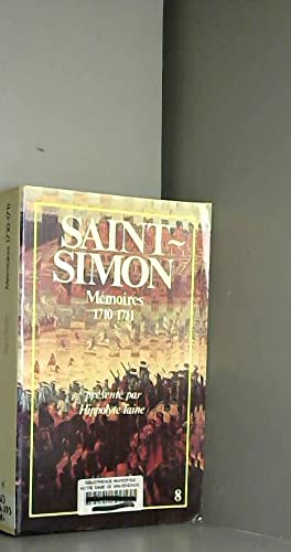 Stock image for Mmoires Saint Simon tome 8 1710 1711 for sale by medimops