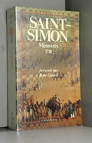 9782859560836: Mmoires Saint Simon Tome 14 1718