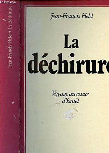 Beispielbild fr La dchirure zum Verkauf von Librairie Th  la page