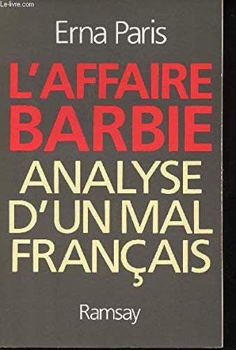 Beispielbild fr L'affaire Barbie : analyse d'un mal français zum Verkauf von WorldofBooks