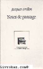 Stock image for Notes de passage : (20-27 mai 1985) for sale by Ammareal