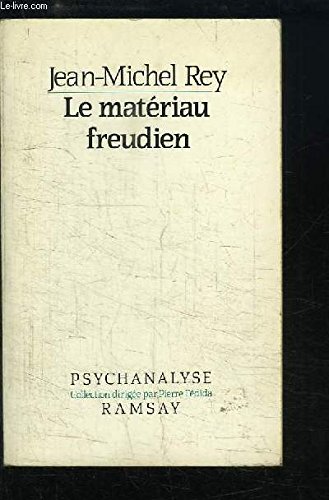 Beispielbild fr Le matriau freudien zum Verkauf von A TOUT LIVRE