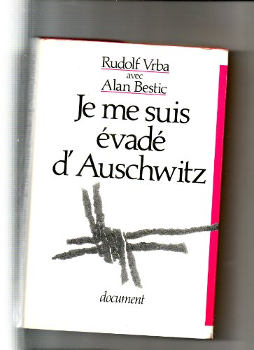 Stock image for Je me suis evad d'Auschwitz for sale by Mli-Mlo et les Editions LCDA