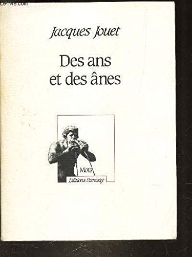 Imagen de archivo de Des ans et des a^nes (Mots) (French Edition) a la venta por Open Books