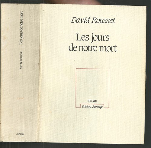 Beispielbild fr Les jours de notre mort / roman zum Verkauf von medimops