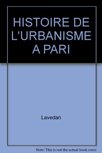 9782859620134: Histoire de l'urbanisme  Paris