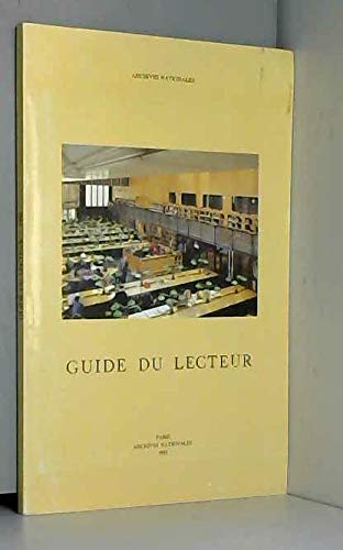 Beispielbild fr Guide du lecteur zum Verkauf von A TOUT LIVRE