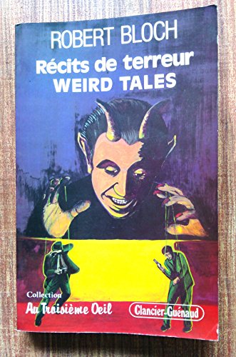 Imagen de archivo de Recits de Terreur (Weird Tales) a la venta por BISON BOOKS - ABAC/ILAB