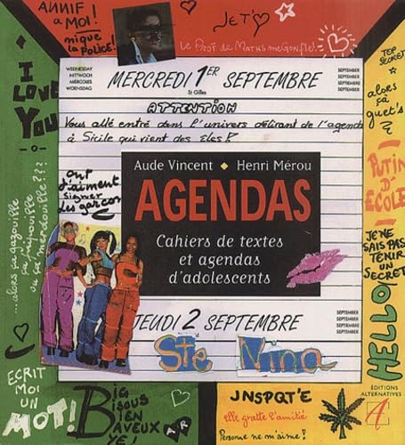 Beispielbild fr Agendas. Cahiers de textes et agendas d'adolescents zum Verkauf von Ammareal