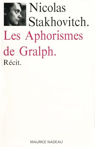 9782862310992: Les Aphorismes de Gralph