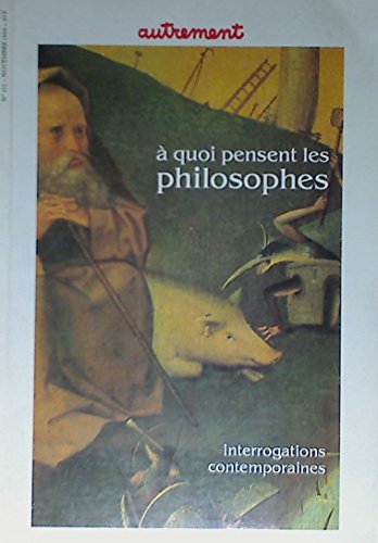 Imagen de archivo de A quoi pensent les philosophes a la venta por Better World Books