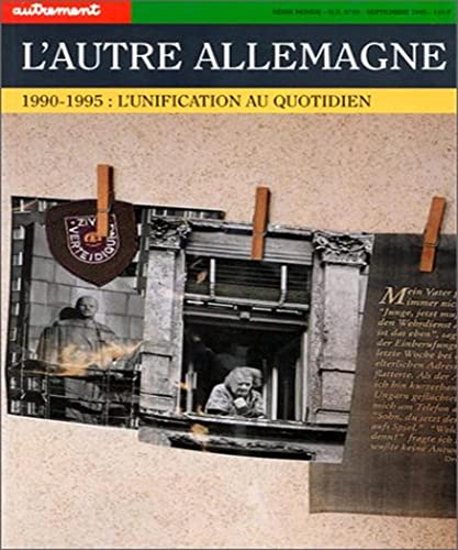 Beispielbild fr Revue Monde N.89 ; L'Autre Allemagne zum Verkauf von Chapitre.com : livres et presse ancienne