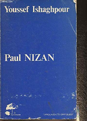 Beispielbild fr Paul Nizan zum Verkauf von medimops