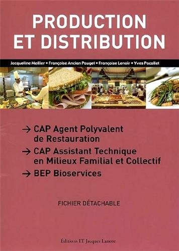 Beispielbild fr Production Et Distribution Cap Agent Polyvalent De Restauration, Cap Assistant Technique En Milieux zum Verkauf von RECYCLIVRE