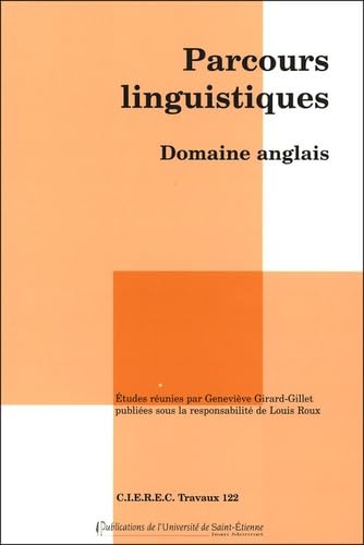 Beispielbild fr Parcours linguistiques: Domaine anglais zum Verkauf von medimops