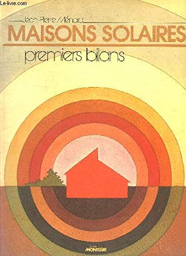 9782862820682: Maisons solaires: Premiers bilans (Collection Architecture 