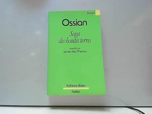 9782862970448: Ossian. Saga des hautes terres