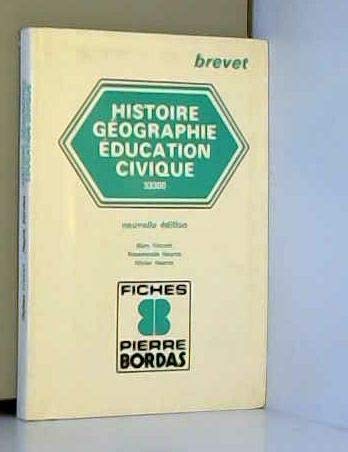 Histoire, Geographie, Education Civique (brevet Des Colleges) (9782863111994) by Vincent
