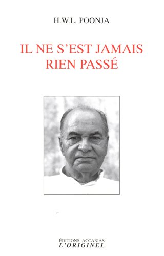 Stock image for Il ne s'est jamais rien pass : Le Guru et le disciple for sale by medimops