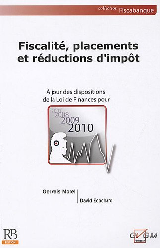 Stock image for Fiscalit, placements et rductions d'impt for sale by Ammareal