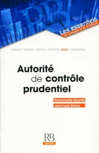 Stock image for Autorit de contrle prudentiel for sale by Ammareal