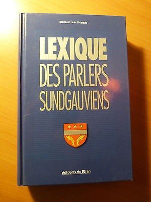 Imagen de archivo de Lexique des parlers sundgauviens a la venta por online-buch-de