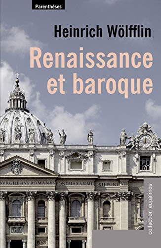 Imagen de archivo de RENAISSANCE ET BAROQUE a la venta por Librairie Guillaume Bude-Belles Lettres