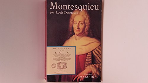 Beispielbild fr Montesquieu zum Verkauf von Ammareal