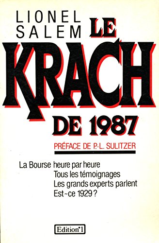 9782863912737: Le krach de 1987 (French Edition)