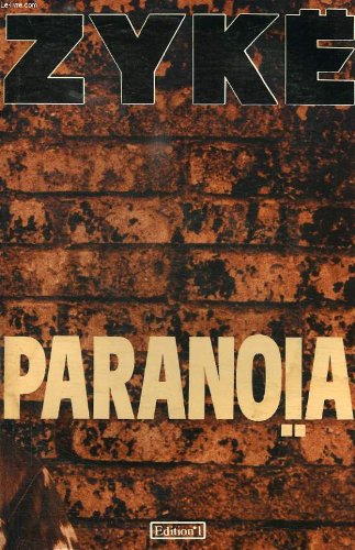 Stock image for Paranoia for sale by Ammareal