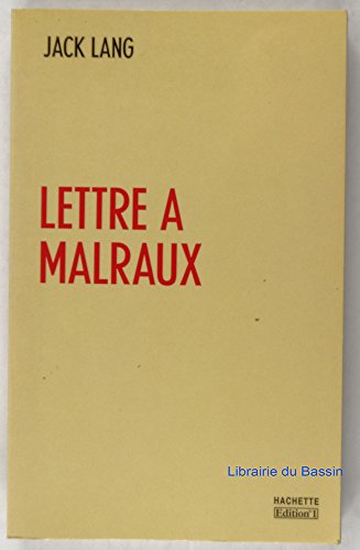 Beispielbild fr Lettre  Malraux zum Verkauf von medimops