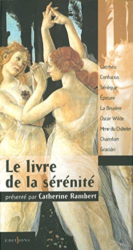 Stock image for Le livre de la srnit for sale by A TOUT LIVRE