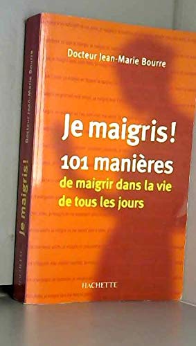 Beispielbild fr JE MAIGRIS ! zum Verkauf von Librairie rpgraphic