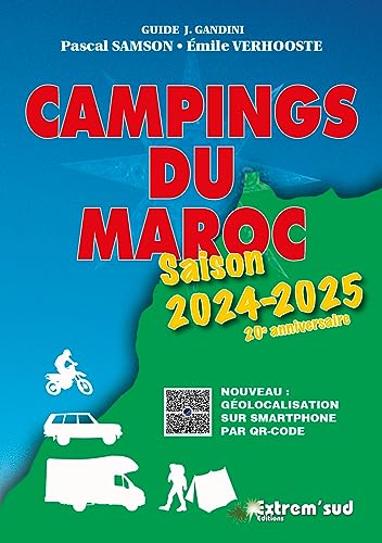 Stock image for Campings du Maroc 2024-2025 for sale by Gallix