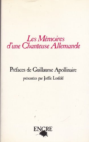 Stock image for Les memoires d'une chanteuse allemande for sale by Ammareal
