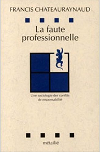 Stock image for La faute professionnelle. Une sociologie des conflits de responsabilit for sale by Ammareal