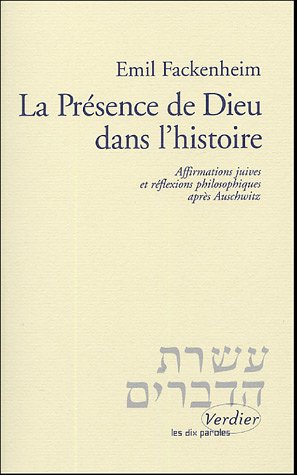 Stock image for La prsence de Dieu dans l'histoire for sale by Ammareal