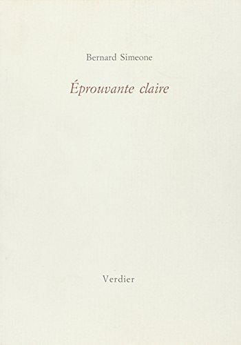 Éprouvante claire