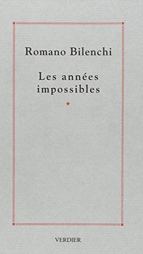 Stock image for Les annes impossibles for sale by Ammareal