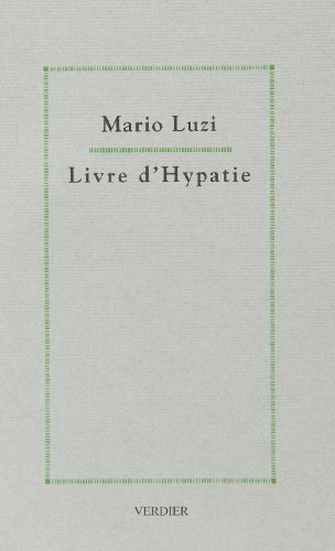 Livre d'Hypatie (0000) (9782864321972) by Luzi, Mario