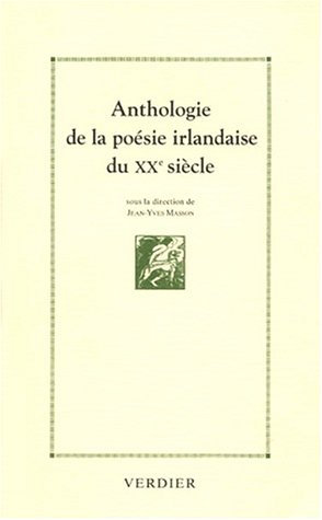 Anthologie de la poÃ©sie irlandaise du XXÃ¨me siÃ¨cle (0000) (9782864322283) by COLLECTIF