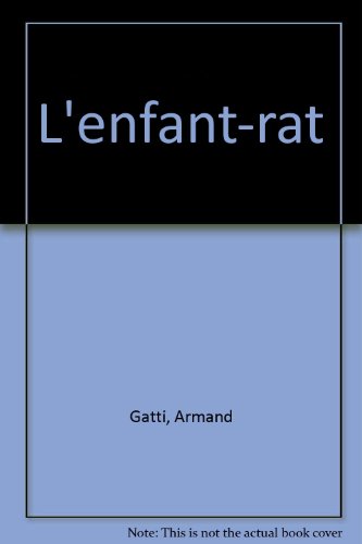 Beispielbild fr L'Enfant-rat zum Verkauf von Ammareal