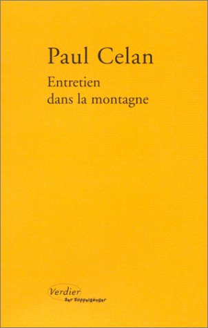 Beispielbild fr Entretien dans la montagne zum Verkauf von Chapitre.com : livres et presse ancienne