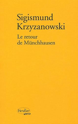 Beispielbild fr Le Retour de Münchhausen [Paperback] Krzyzanowski, Sigismund and Coldefy-Faucard, Anne zum Verkauf von LIVREAUTRESORSAS