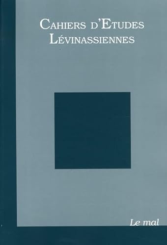 Stock image for Cahiers d'Etudes Lvinassiennes, N 7 : Le mal for sale by Revaluation Books