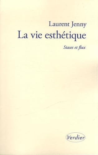 Stock image for La vie esthtique for sale by LeLivreVert