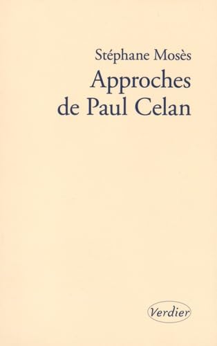 Beispielbild fr Approches de Paul Celan (0000) zum Verkauf von Gallix