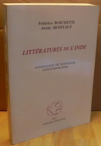 Imagen de archivo de Littratures De L'inde : Anthologie De Nouvelles Contemporaines a la venta por RECYCLIVRE